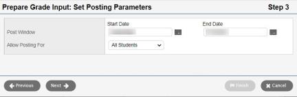 Prepare Grade Input Step 3